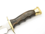 Vtg Muela Spain Fixed Blade Survival Bowie Hunting Knife & Sheath