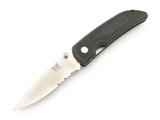 Vtg Benchmade USA Panther 401S Lightweight Black Linerlcok Folding Pocket Knife