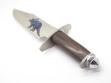 Vtg 1980s Tak Fukuta Seki Japan Frost Dinosaur Sample Fixed Bowie Knife