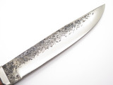 Vtg Seki Cut Prototype Ishikawa Japan San Mai Damascus Fixed Bowie Hunting Knife