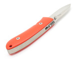 Bob Dozier Custom D2 Blaze Orange G10 Titanium Linerlock Folding Pocket Knife