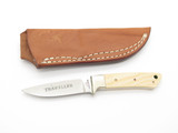 Vtg C. Schlieper Eye Traveller Micarta Stainless Small Fixed Blade Hunting Knife