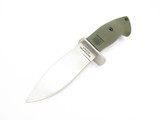 Vintage Resqvival Scout Grn Seki Japan Small Fixed Blade Hunting Survival Knife