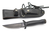 Vtg 1980s Explorer Seki Japan Black Night Raider Fixed Blade Survival Knife