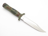 Vtg 1980s Prototype Explorer Wilderness II Camo Fixed 5.32" Blade Survival Knife