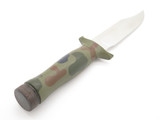 Vtg 1980s Prototype Explorer Wilderness II Camo Fixed 5.32" Blade Survival Knife