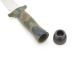 Vtg 1980s Prototype Explorer Wilderness II Camo Fixed 5.32" Blade Survival Knife
