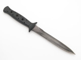 Vtg 1980s Seki Japan Explorer Prototype Medium Dagger Black Fixed 5" Blade Knife