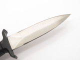 Vtg '80s Seki Japan Explorer Small Dagger Prototype Black Fixed 3.5" Blade Knife
