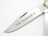 Vtg 1980s Honest Abe Parker Seki Japan Red Bone Large Folding Hunter Knife