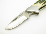 Vtg 1980s Condor 81-S Secnos Seki Japan Stag 4.75" Folding Hunter Lockback Knife
