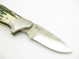 Vtg 1980s Condor 81-S Secnos Seki Japan Stag 4.75" Folding Hunter Lockback Knife