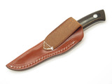 Vtg 1970s Kenward Sid Latham Seki Japan Custom AUS-10 Fixed Caper Hunting Knife