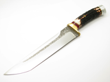 Hiroshi Suzuki Japan Custom Big 14" Tanto Stag Fixed VG-10 Damascus Hunter Knife
