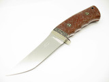 Hiroshi Suzuki Japan Custom Engraved Tanto Mirror Polished ATS-34 Fixed Knife