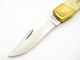 Vtg Schrade USA Uncle Henry Thunderbird Scrimshaw Folding Hunter Knife Beaded