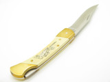 Vtg Schrade USA Uncle Henry Thunderbird Scrimshaw Folding Hunter Knife Beaded
