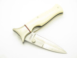Vtg Boker Magnum Seki Japan Micarta Blem Folding Boot Linerlock Pocket Knife