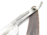 Vintage Antique Old English Straight Razor 3/4" x 3" Blade Knife for Parts