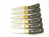 Vtg 1980s Parker Tak Fukuta Seki Japan Skinner Fixed Blade Hunting Knife Blem