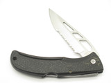 Vtg Gerber Portland OR USA Partical Serr Folding Hunter Lockback Knife