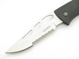 Vtg Gerber Portland OR USA 0870214I Part Serr Folding Hunter Lockback Knife