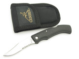 Vtg Gerber Portland OR USA 625 Gator Rubber Folding Hunter Lockback Knife