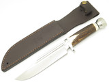 Vtg Hen & Rooster HR-5017 Spain Stag Hunting Fixed 6.75" Blade Knife
