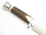 Vtg Hen & Rooster HR-5017 Spain Stag Hunting Fixed 6.75" Blade Knife