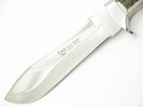 Vtg Hen & Rooster HR-4902 Spain White Stag Hunting Fixed 6" Blade Hunter Knife