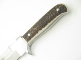 Vtg Hen & Rooster HR-4902 Spain White Stag Hunting Fixed 6" Blade Hunter Knife