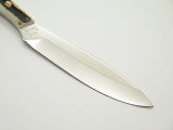 Vtg Grohmann Dh AG Russell 2 Bird & Trout Fixed Blade Hunting Knife Stag DHR-H2s