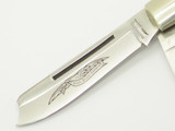 Vtg Parker Cut Co Eagle Seki Japan 2 Blade Stag Trapper Folding Pocket Knife