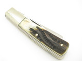 Vtg Parker Cut Co Eagle Seki Japan 2 Blade Stag Trapper Folding Pocket Knife