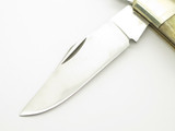 Vtg Parker Eagle Seki Japan 2 Blade Jigged Bone Trapper Folding Pocket Knife