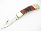Vtg 1982-84 Parker Imai Eagle K248 Imai Seki Japan Red Stag Folding Pocket Knife