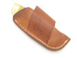 Vtg Parker Eagle Brand Imai K-115 Seki Japan Stag Folding Hunter Knife & Sheath