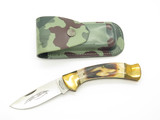 Vtg 1978-82 Parker Brothers Imai K-115 Seki Japan Stag Folding Hunter Knife