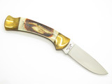 Vtg 1978-82 Parker Brothers Imai K-115 Seki Japan Stag Folding Hunter Knife