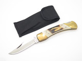 Vtg 1978-82 Parker Brothers Imai K-139 Seki Japan Stag Folding Hunter Knife