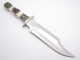 Vintage 1980s Tak Fukuta Seki Japan Parker Prototype Stag Fixed Bowie Knife
