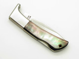Vtg '80s BST Basic Tools Seki Japan 2.8" MOP Pearl Folding Lockback Pocket Knife
