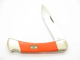 Buck 110 "The Fox" Folding Hunter Lockback Knife Nickel Silver Orange G10 CPM154