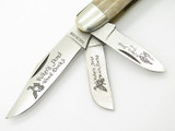 Vtg RJ Mcdonald Parker Seki Japan Sowbelly Folding Pocket Knife & Box