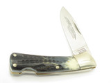 Vtg Parker Cut Co Eagle Seki Japan Jigged Bone Folding Lockback Pocket Knife