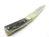 Vtg Parker Cut Co Eagle Seki Japan Jigged Bone Folding Lockback Pocket Knife