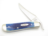 2000 Case Tested XX 61953 Blue Jigged Bone Russlock Folding Pocket Knife