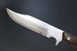 Kanetsune Seki Japan KB-265 Seseragi Damascus Blue Steel 5" Hunting Field Knife
