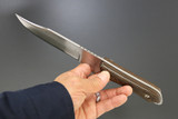 Kanetsune Seki Japan KB-265 Seseragi Damascus Blue Steel 5" Hunting Field Knife