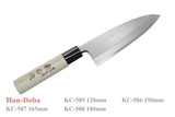 Kanetsune Seki Japan KC-587 Hon-Deba Stainless Steel 165mm Kitchen Cutlery Knife